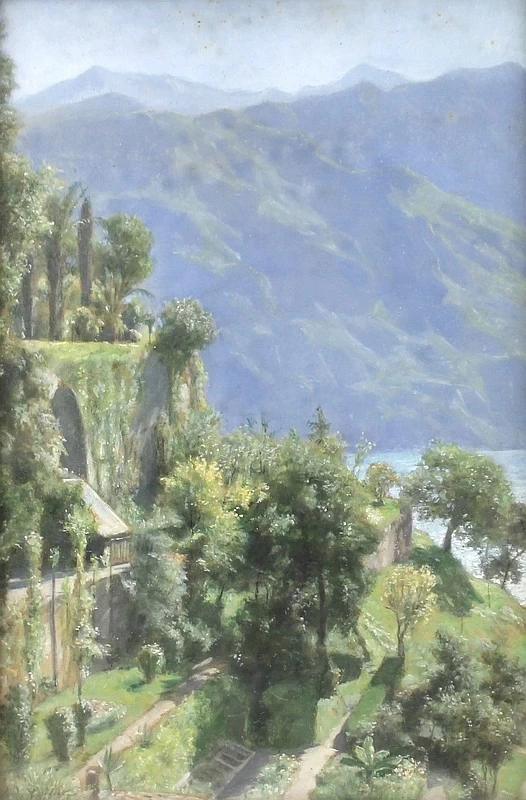 John Collier - I Giardini di Villa Serbelloni, sul lago di Como